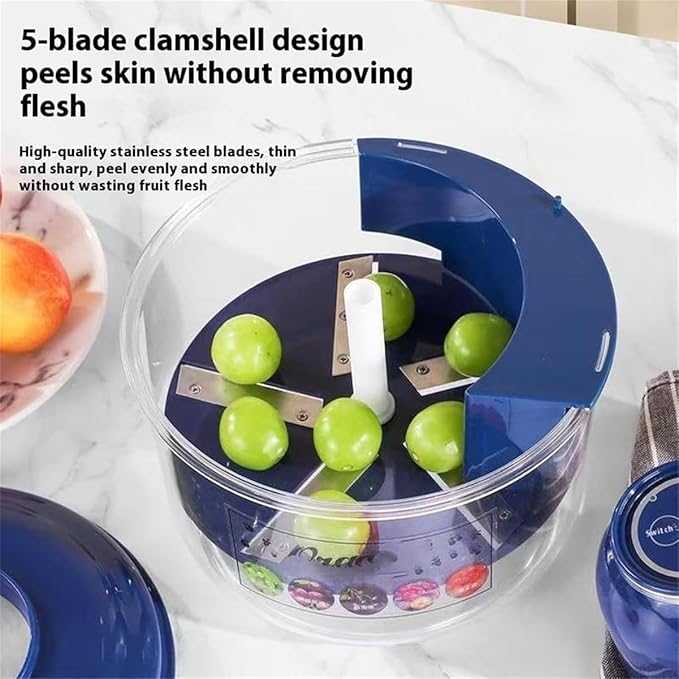 Smart Kitchen Automatic Fruit Peeler – Fast, Clean & Easy